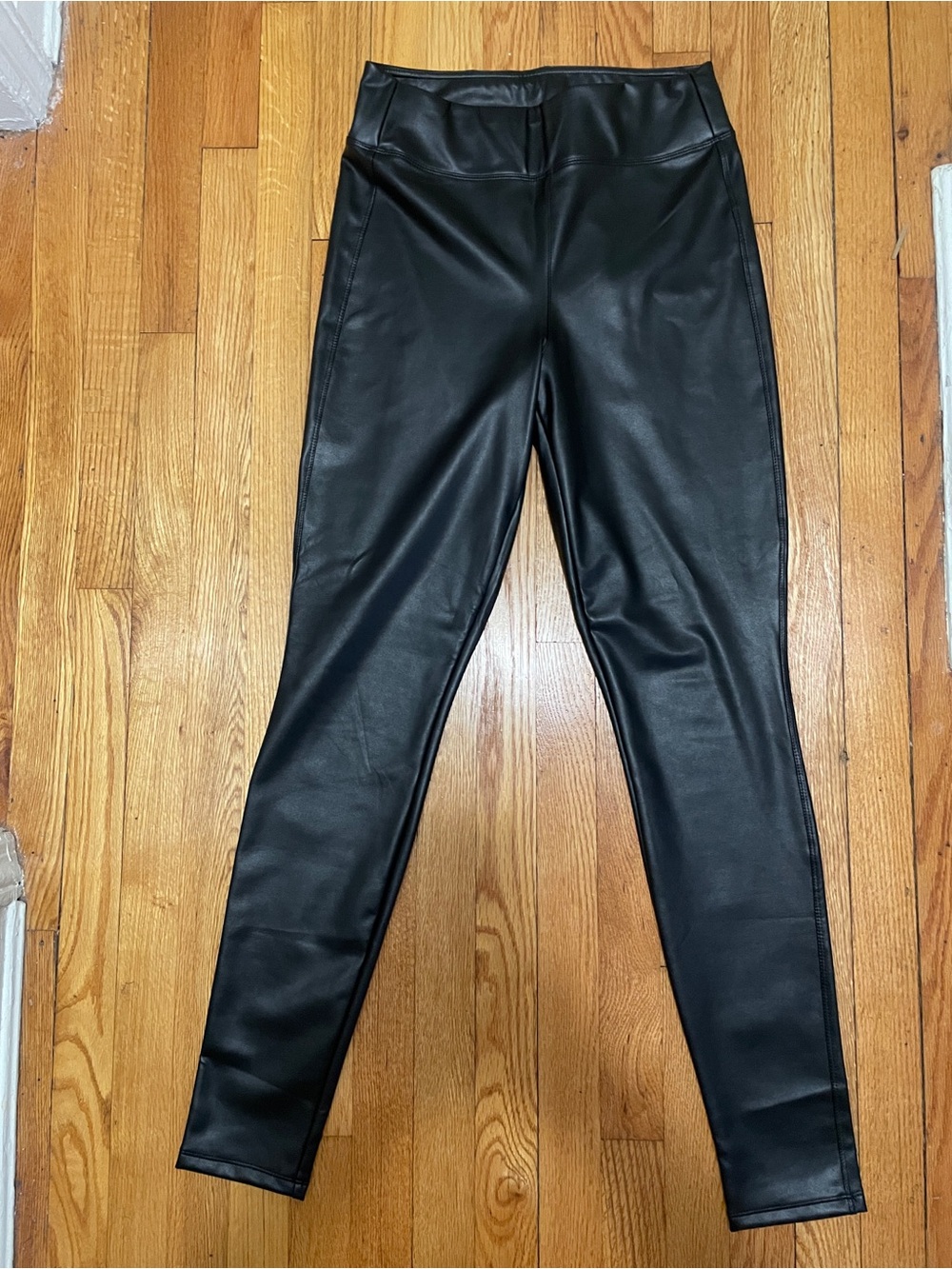 GAP Black Faux Leather Leggings - Tall